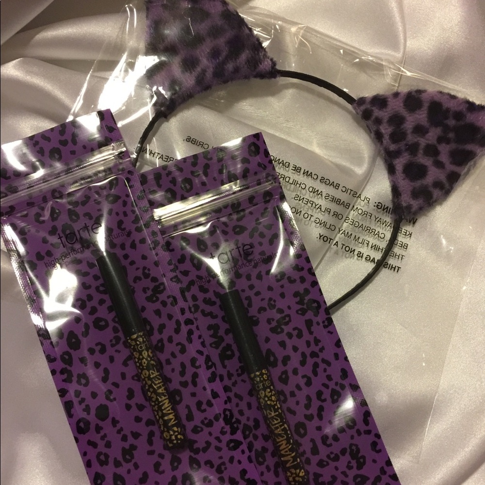 Sealed Tarte Fur Cat Ears 2-Maneater Eyeliner Set